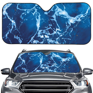 Blue Ocean Print Car Windshield Sun Shade