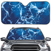 Blue Ocean Print Car Windshield Sun Shade