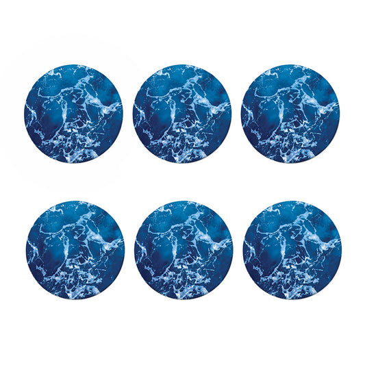 Blue Ocean Print Coaster Set