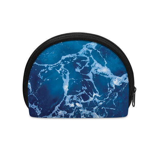 Blue Ocean Print Coin Purse