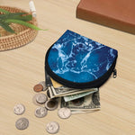 Blue Ocean Print Coin Purse