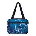 Blue Ocean Print Double Strap Bible Bag