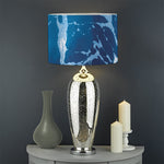 Blue Ocean Print Drum Lamp Shade