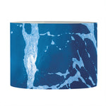 Blue Ocean Print Drum Lamp Shade