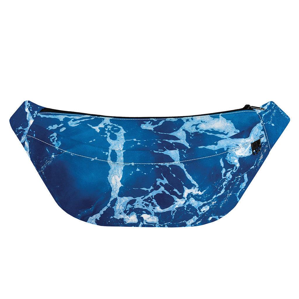 Blue Ocean Print Fanny Pack