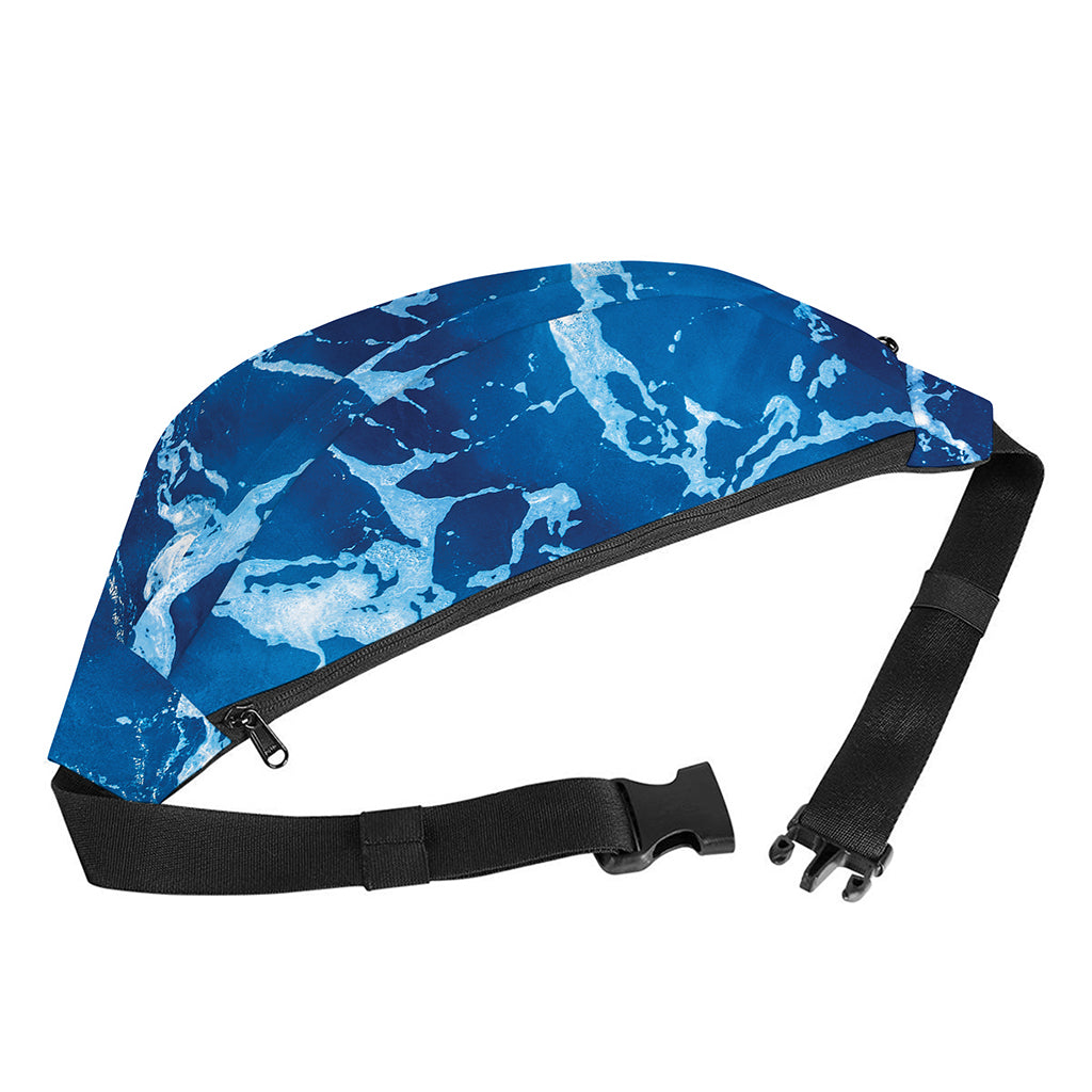 Blue Ocean Print Fanny Pack