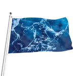 Blue Ocean Print Flag