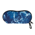 Blue Ocean Print Glasses Case
