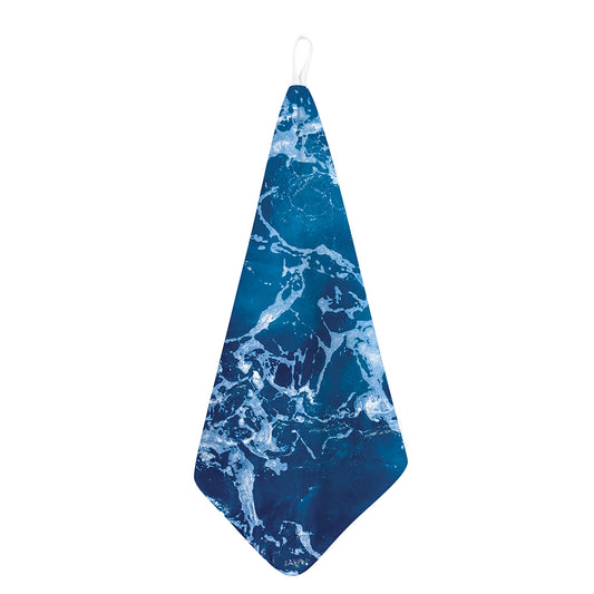Blue Ocean Print Hand Towel