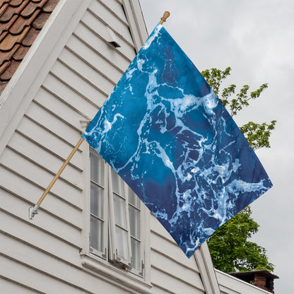 Blue Ocean Print House Flag
