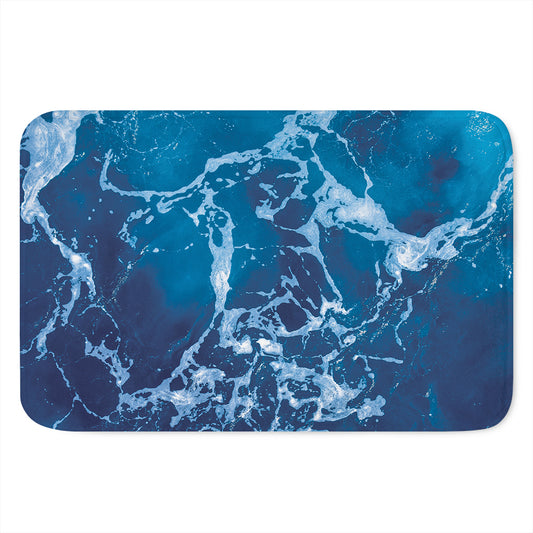Blue Ocean Print Indoor Door Mat