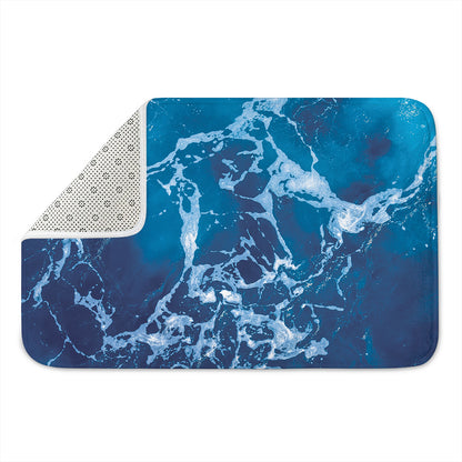 Blue Ocean Print Indoor Door Mat
