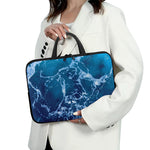 Blue Ocean Print Laptop Sleeve With Handle