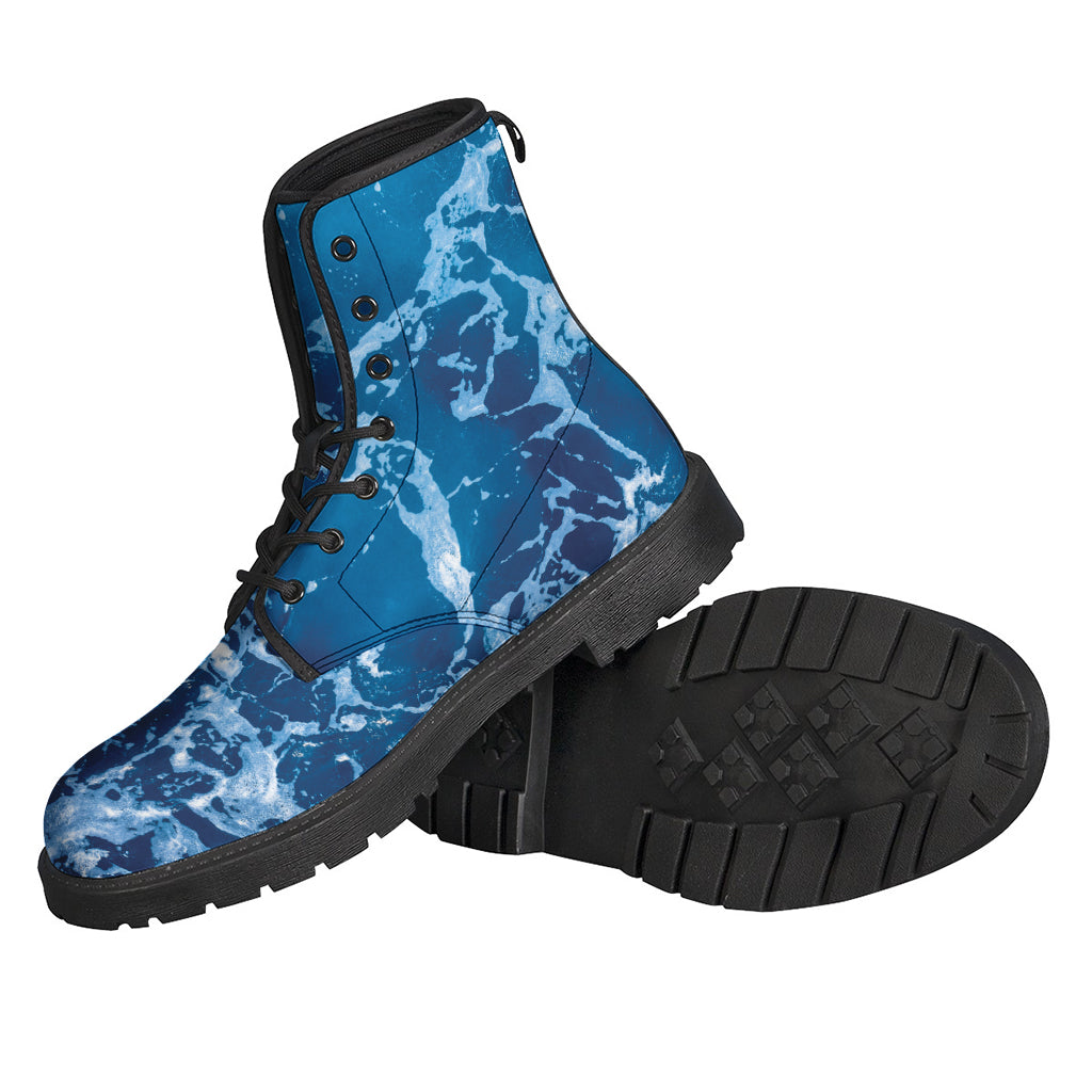 Blue Ocean Print Backpack