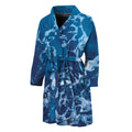 Blue Ocean Print Men's Bathrobe