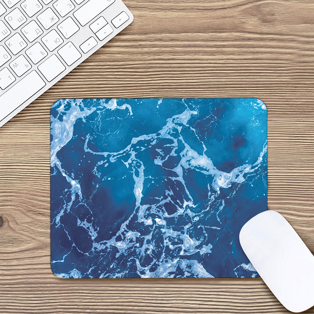 Blue Ocean Print Mouse Pad