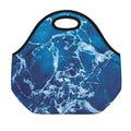 Blue Ocean Print Neoprene Lunch Bag