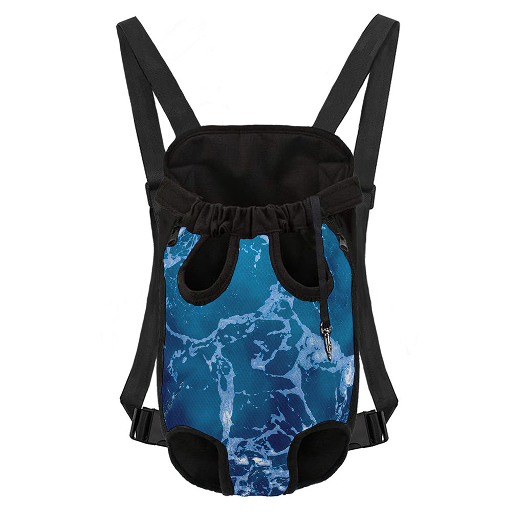 Blue Ocean Print Pet Carrier Backpack