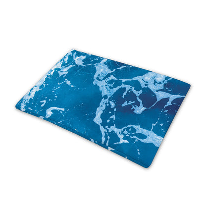 Blue Ocean Print Pet Cooling Mat Cover