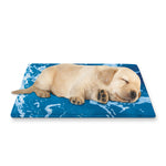 Blue Ocean Print Pet Cooling Mat Cover