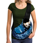 Blue Ocean Print Pet Sling Carrier