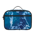 Blue Ocean Print Portable Lunch Bag