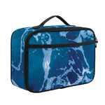 Blue Ocean Print Portable Lunch Bag