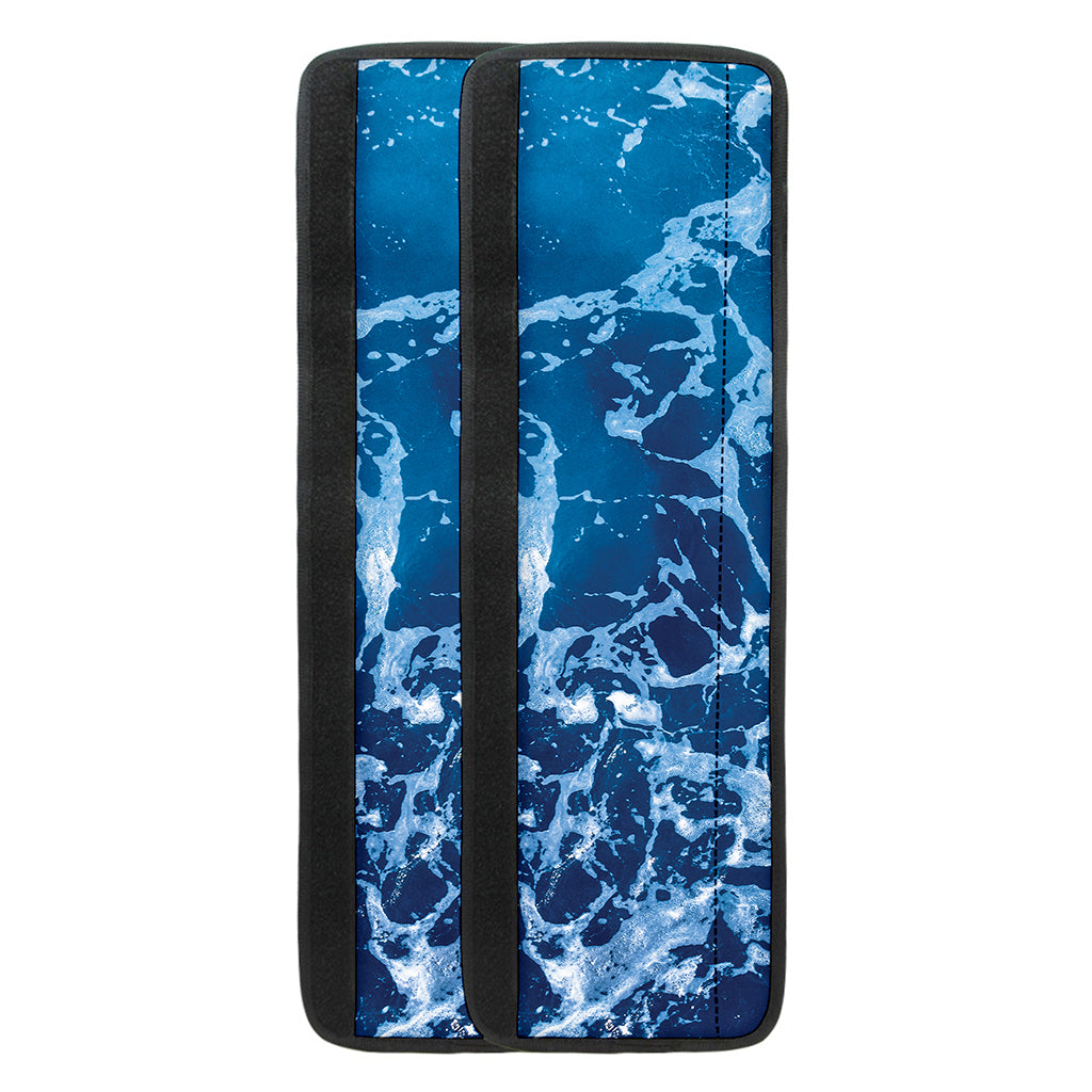 Blue Ocean Print Refrigerator Handle Covers