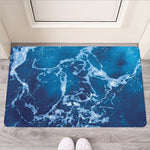 Blue Ocean Print Rubber Doormat