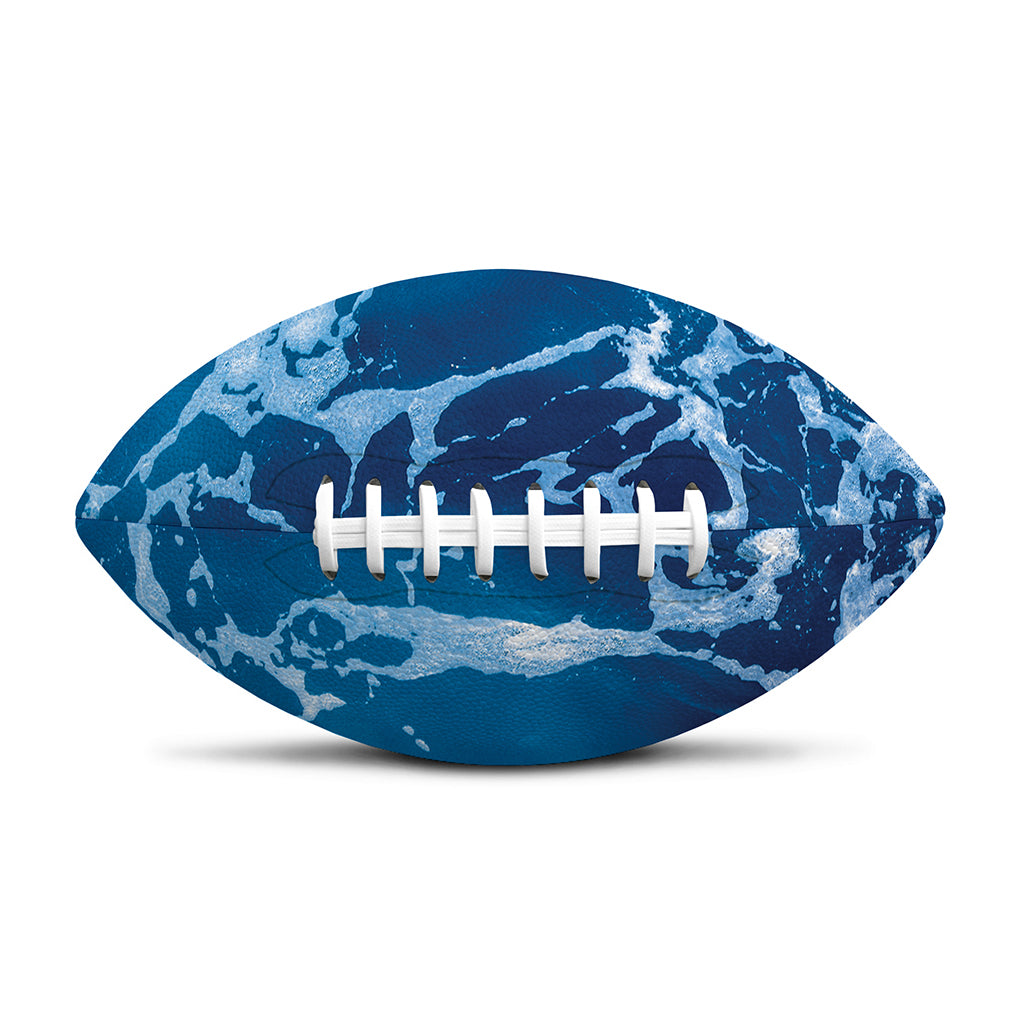 Blue Ocean Print Rugby Ball