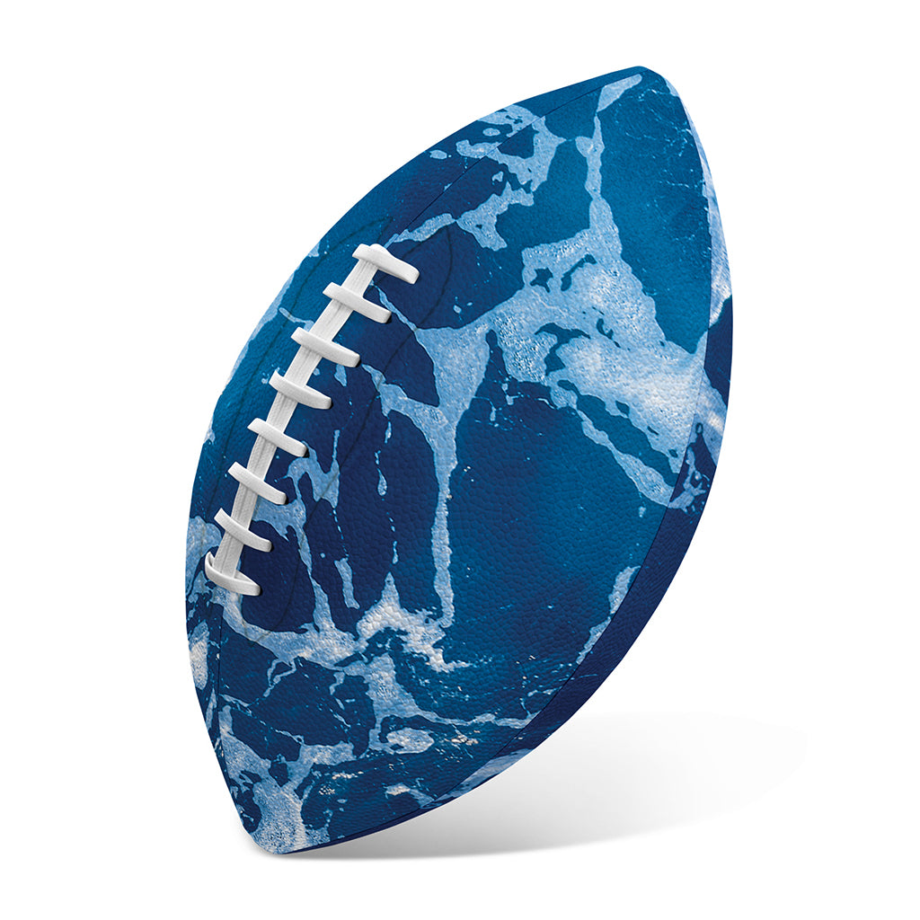 Blue Ocean Print Rugby Ball