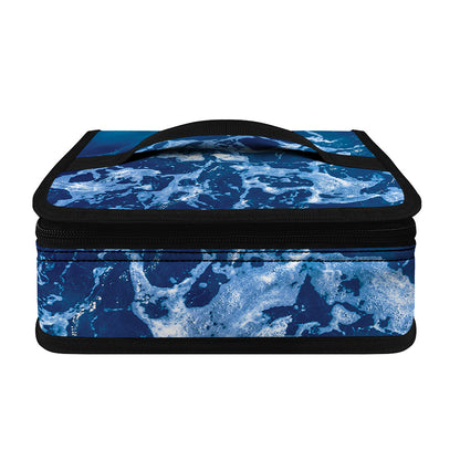 Blue Ocean Print Small Lunch Bag
