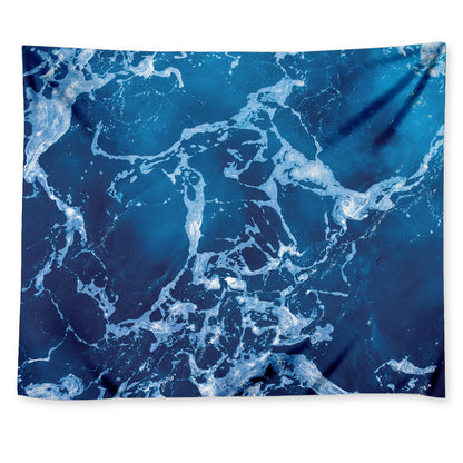 Blue Ocean Print Tapestry
