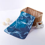 Blue Ocean Print Towel