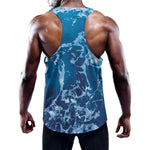 Blue Ocean Print Training Tank Top
