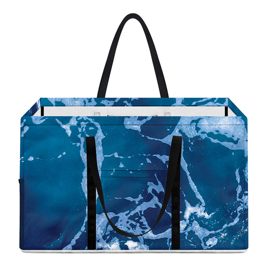 Blue Ocean Print Utility Tote Bag