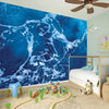 Blue Ocean Print Wall Sticker