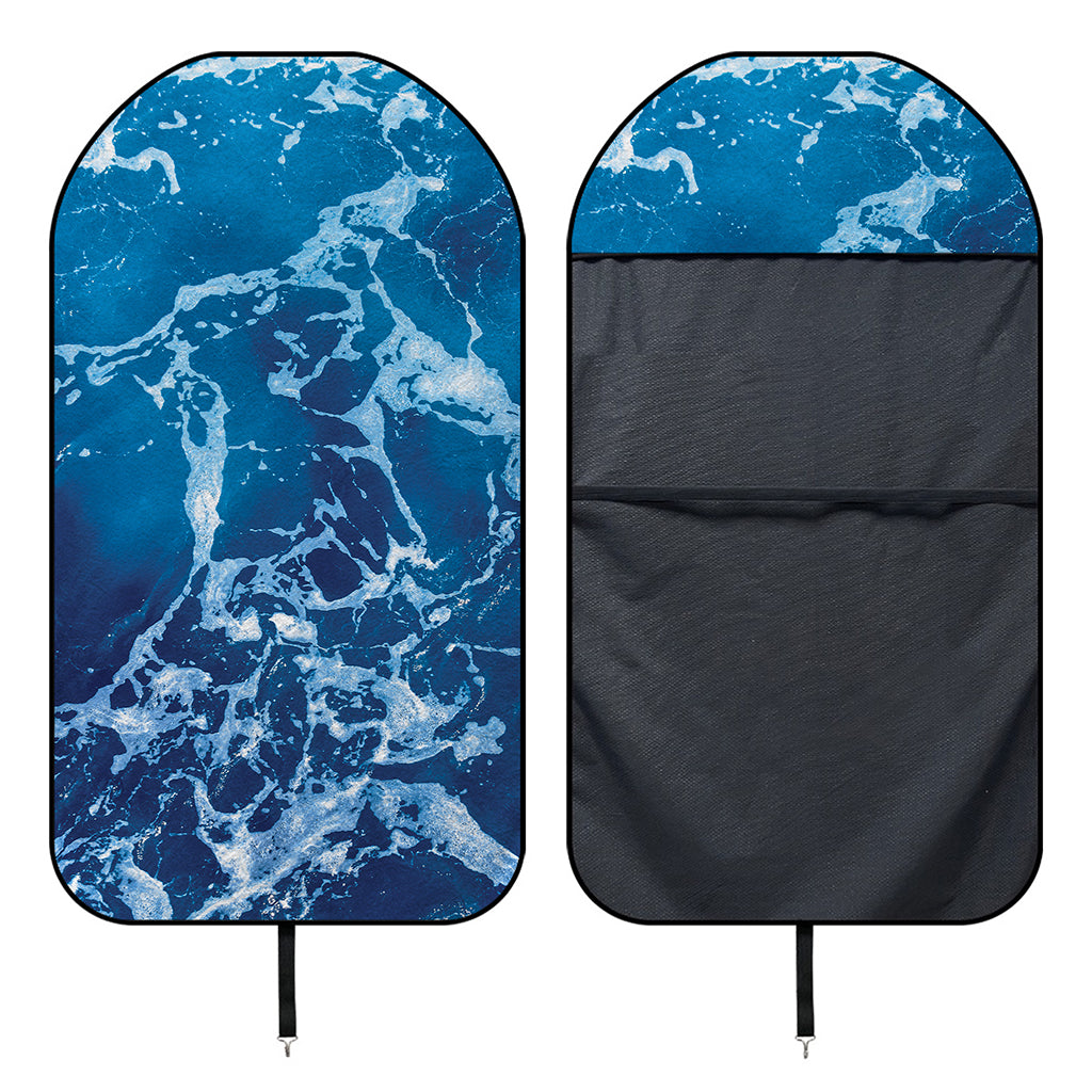 Blue Ocean Print Waterproof Car Seat Cover
