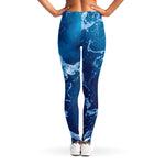 Blue Ocean Print Women's Leggings