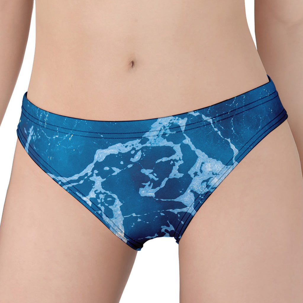 Blue Ocean Print Women's Panties