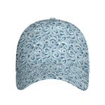 Blue Octopus Tentacles Pattern Print Baseball Cap