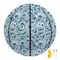 Blue Octopus Tentacles Pattern Print Basketball