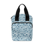 Blue Octopus Tentacles Pattern Print Bible Tote Bag
