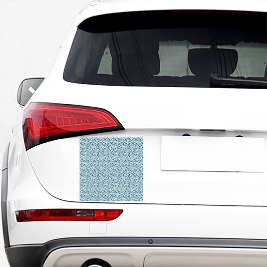Blue Octopus Tentacles Pattern Print Car Sticker