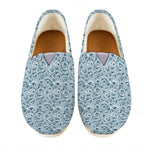 Blue Octopus Tentacles Pattern Print Casual Shoes
