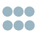 Blue Octopus Tentacles Pattern Print Coaster Set
