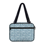 Blue Octopus Tentacles Pattern Print Double Strap Bible Bag