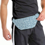 Blue Octopus Tentacles Pattern Print Fanny Pack