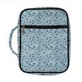 Blue Octopus Tentacles Pattern Print Front Pocket Bible Bag