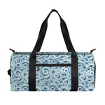 Blue Octopus Tentacles Pattern Print Gym Bag